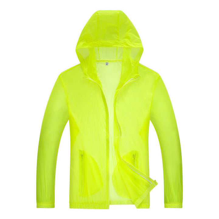 Herren ultraleichte Regenjacke mit verstellbarem Kapuzenbereich und reflektierenden Elementen Echoarchiv
