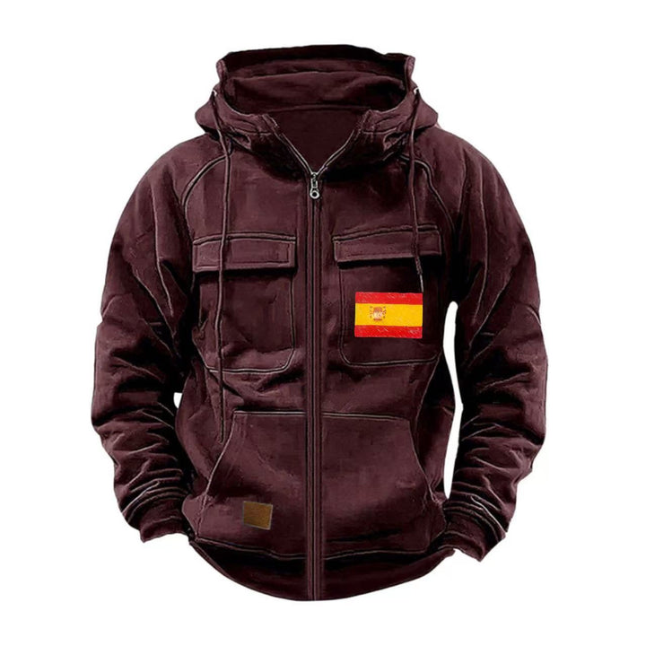 Herren funktionale Jacke mit mehreren Taschen Echoarchiv