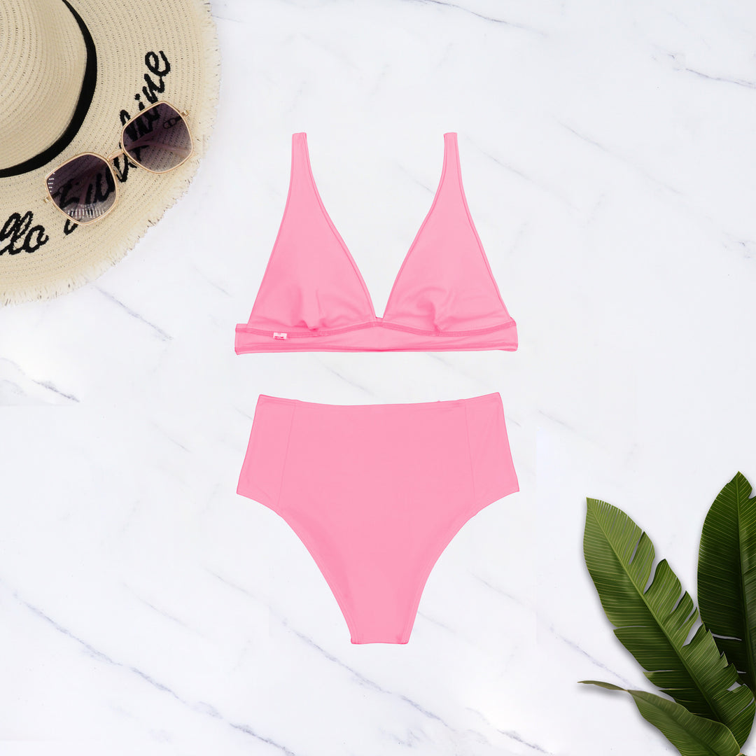 Damen Hochgeschnittener Bikini mit tiefem V-Ausschnitt Echo Archiv