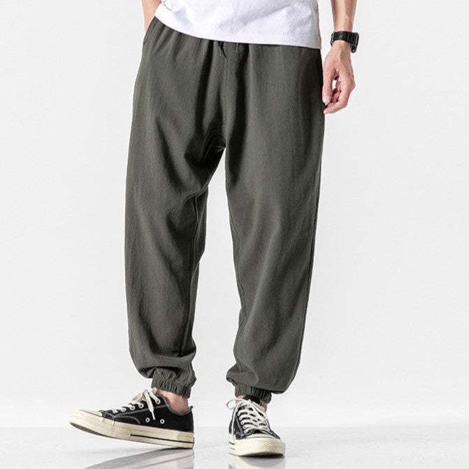 Herren Bequeme Jogginghose mit elastischem Bund und seitlichen Taschen Echoarchiv