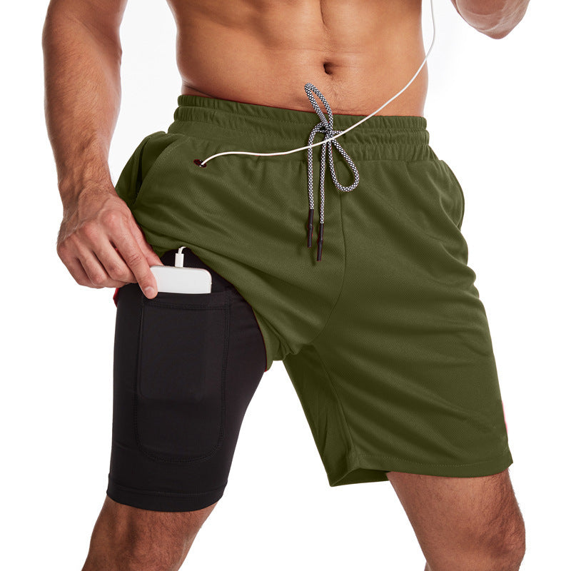 Herren Sportliche Hybrid-Shorts mit praktischen Taschen und atmungsaktivem Material Echoarchiv