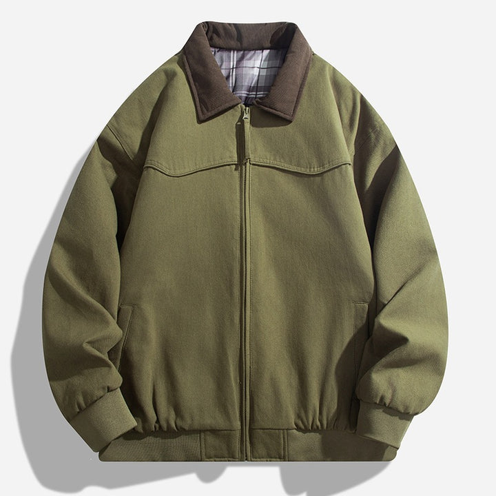 Herren Casual Steppjacke mit Kragen Echo Archiv
