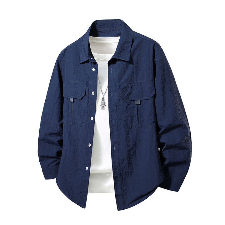Herren Lässige Hemdjacke Echo Archiv
