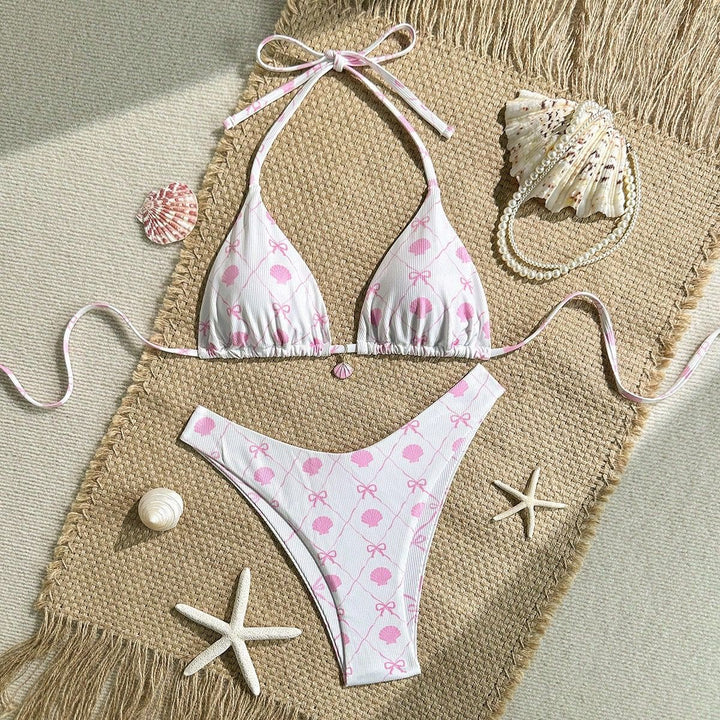 Damen Triangel-Bikini mit verspieltem Muschel-Design Echo Archiv