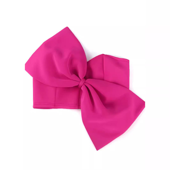 Damen Elegantes Oberteil mit asymmetrischem Schnitt und auffälliger Schleife Echo Archiv