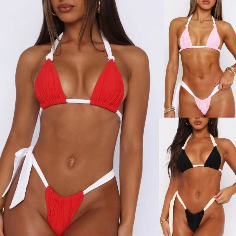 Damen Triangel-Bikini mit feinen Rüschendetails Echo Archiv