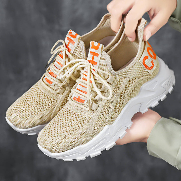 Damen nan nahtloser 3D-Strick Slip-On Sneaker mit elastischem Schlupfschaft, gepolsterter Fersenlasche und griffiger Hybridprofilsohle Echo Archiv
