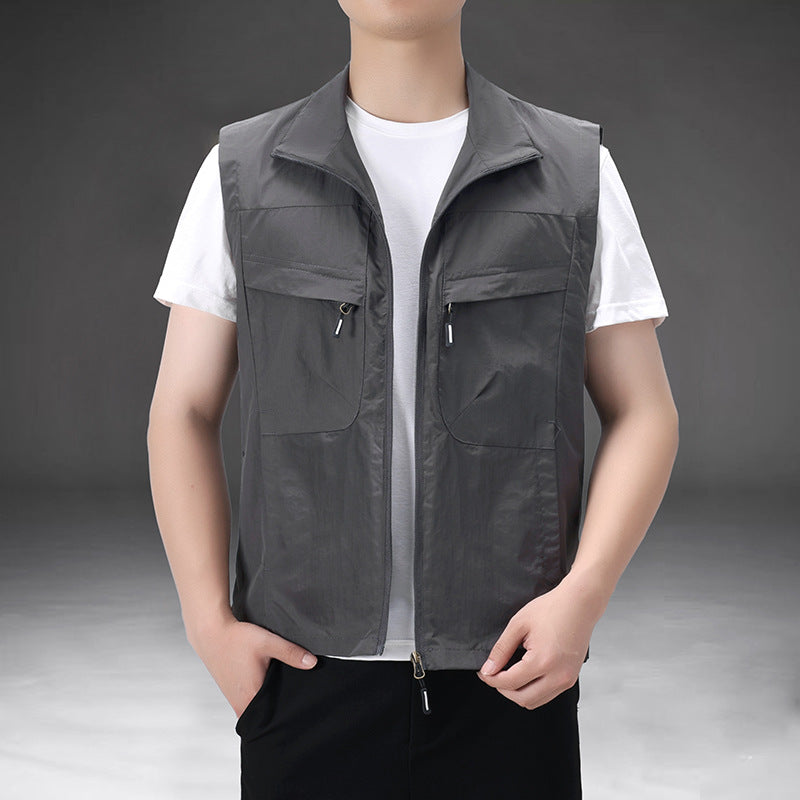 Herren Praktische Outdoor-Weste Echo Archiv