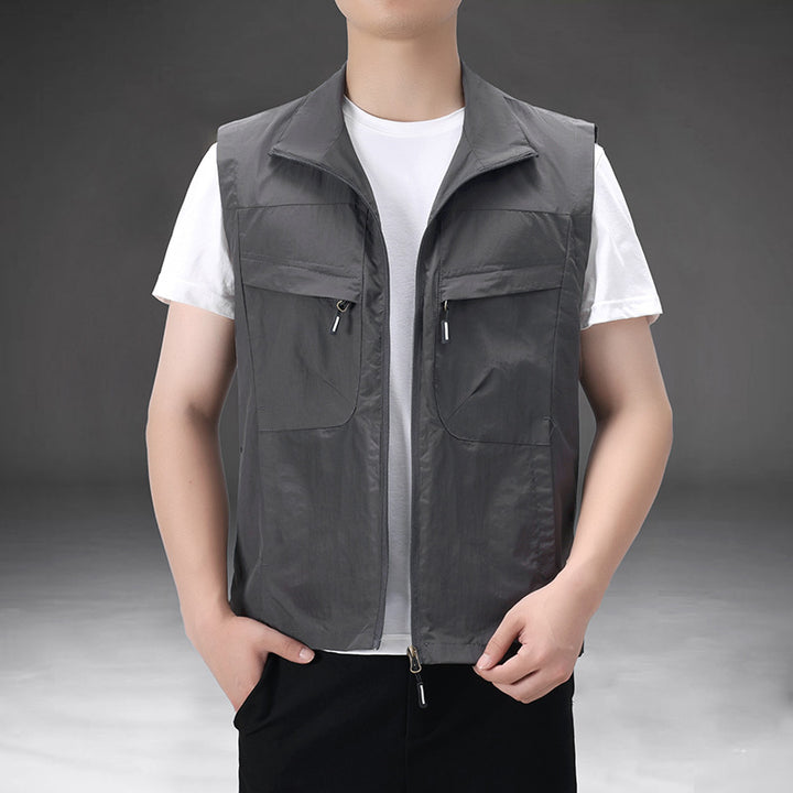 Herren Praktische Outdoor-Weste Echo Archiv