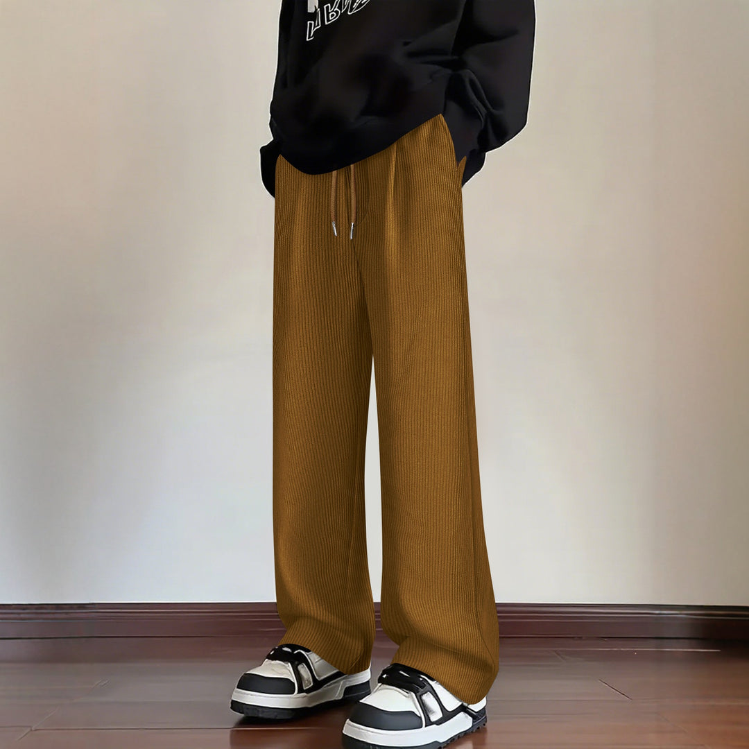 Herren elegante weiche Ripp-Hose Echoarchiv