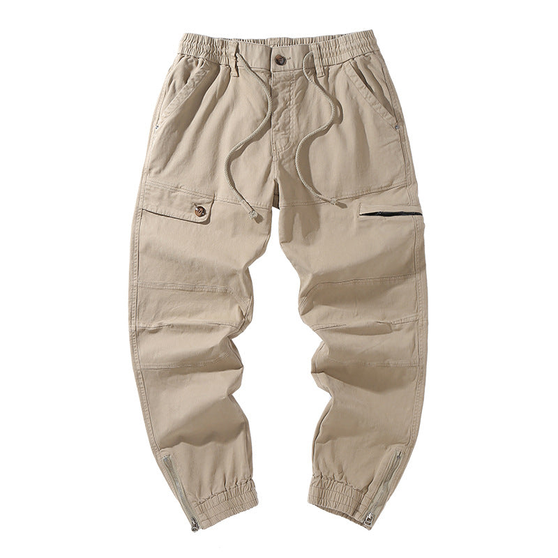 Herren multifunktionale Trekking-Hose mit verstellbarem Bund und mehreren Taschen Echoarchiv