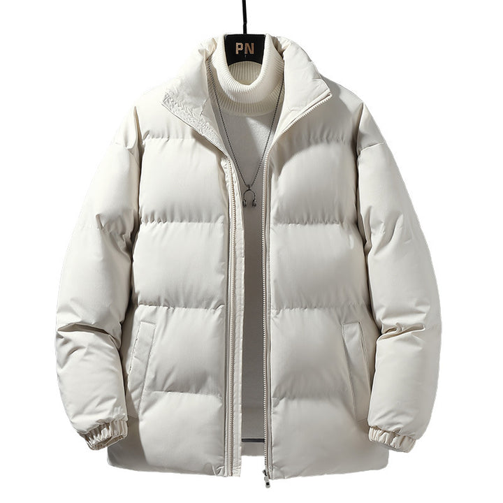 Herren Steppjacke mit hohem Kragen und elastischen Bündchen Echoarchiv