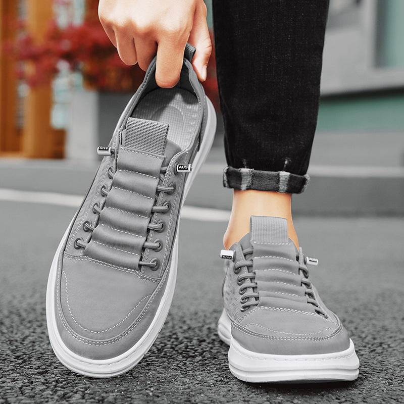 Herren Leichte Sneaker mit niedrigem Schnitt, geprägtem Muster, luftgepolsterter Sohle und gepolstertem Einstieg Echoarchiv