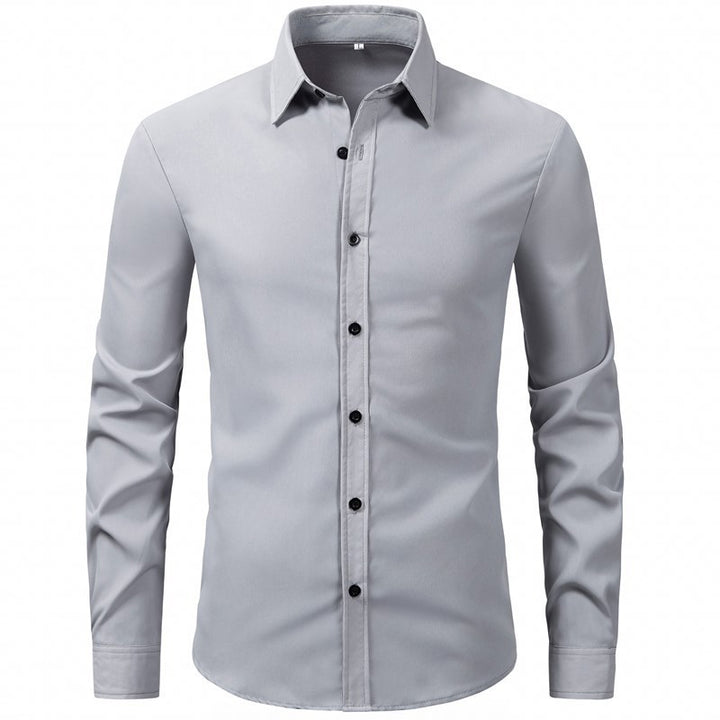 Herren Langarm Hemd mit modernem Schnitt und eleganten Details Echoarchiv