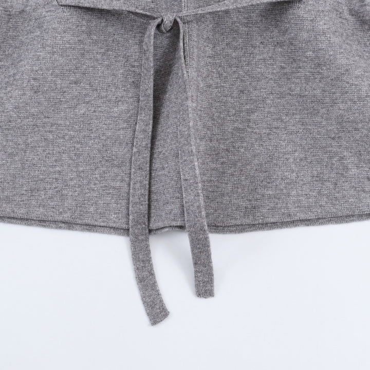 Damen Feinstrick-Pullover mit Tunnelzug‑Taillenband und Ballonärmeln Echo Archiv