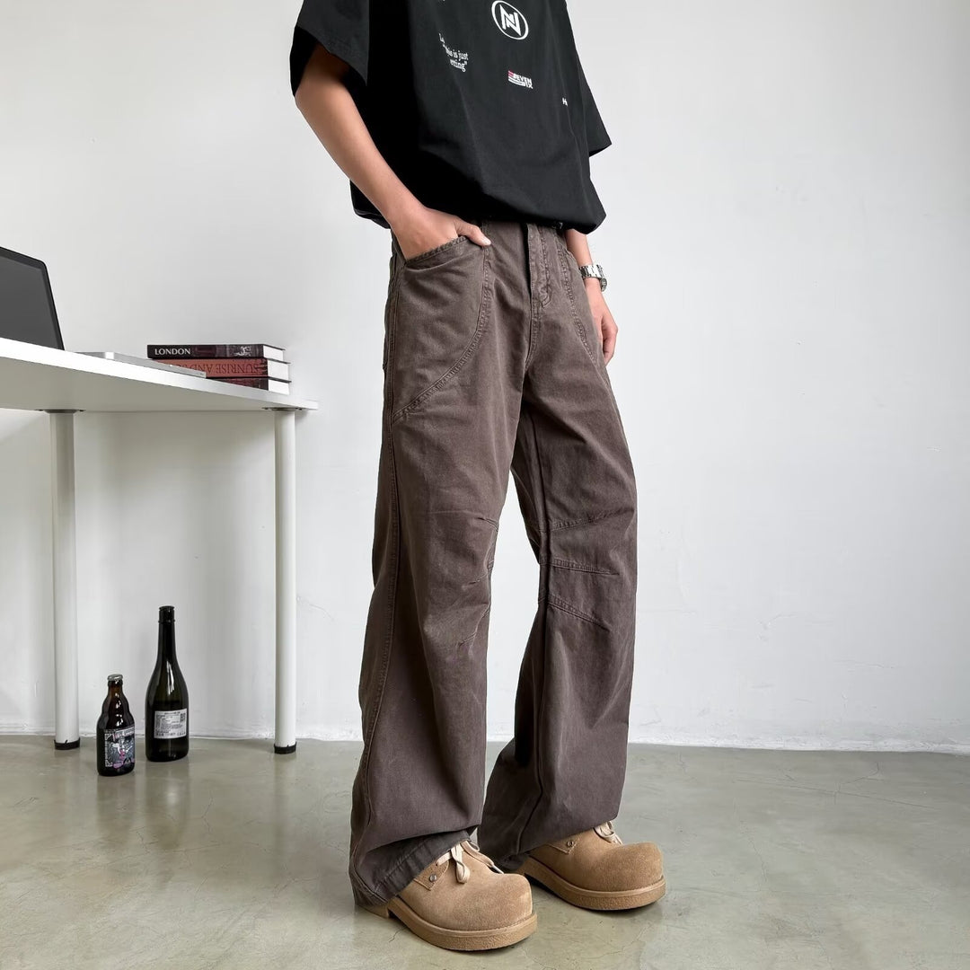 Herren Lässige und bequeme weite Cargo-Hose Echo Archiv