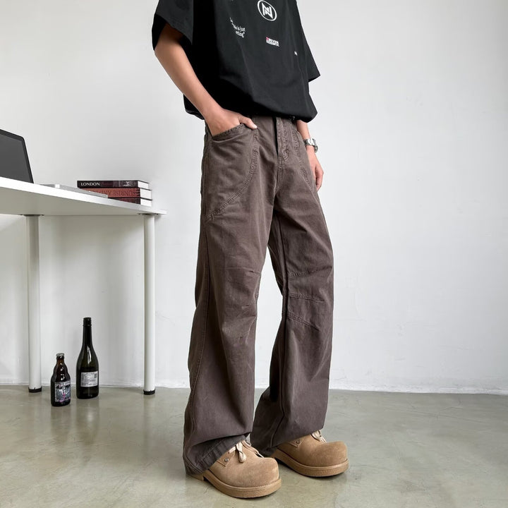 Herren Lässige und bequeme weite Cargo-Hose Echo Archiv