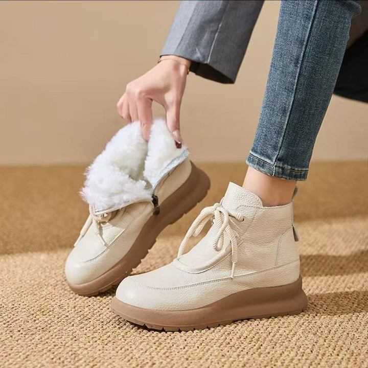 Damen Modische und bequeme Plateau-Stiefeletten Echo Archiv