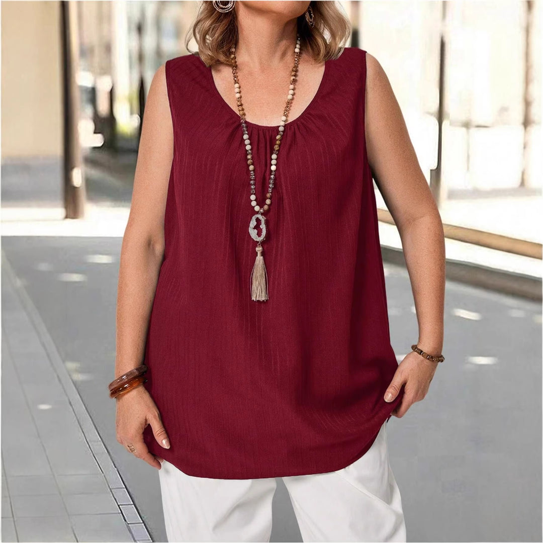 Damen Weiter Schnitt Tank-Top mit lässigem Stil Echo Archiv