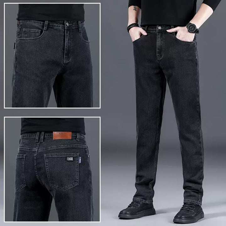 Herren modische Slim-Fit Jeans aus weichem Denim Echoarchiv
