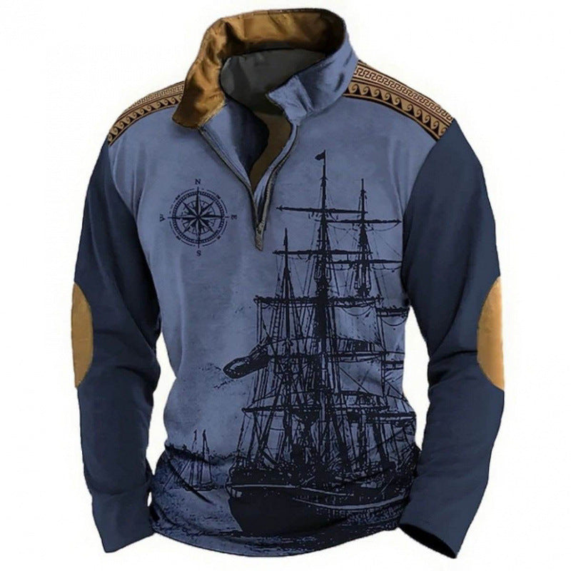 Herren attraktiver Freizeitpullover Echoarchiv