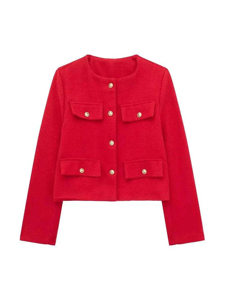 Damen Stilvolle und lässige Kurzjacke Echo Archiv