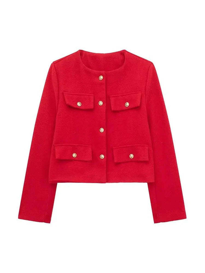 Damen Stilvolle und lässige Kurzjacke Echo Archiv