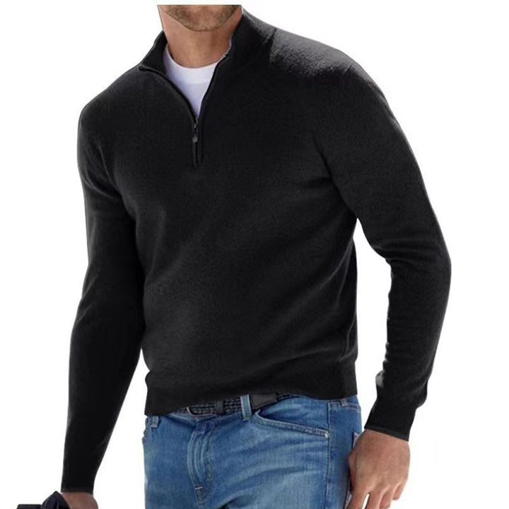 Damen nan leichter Sweatshirtpullover mit halbem Reißverschluss Echo Archiv