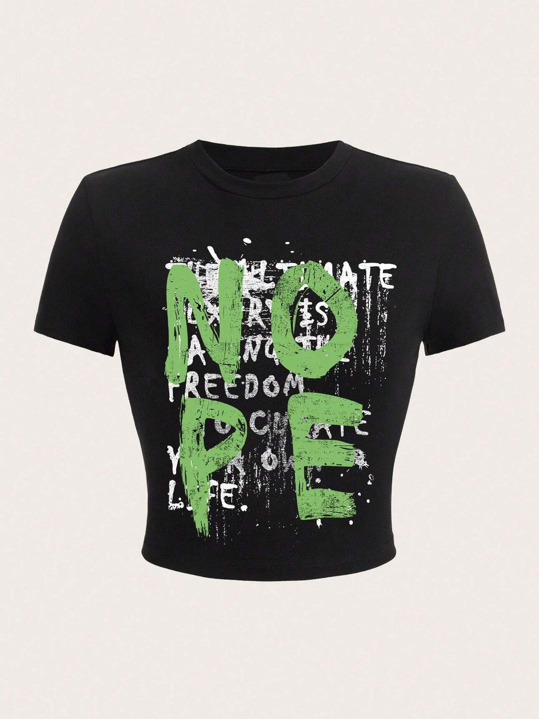 Damen T-Shirt mit funkelndem Discokugel-Motiv und zeitgemäßem Schleifendetail Echo Archiv