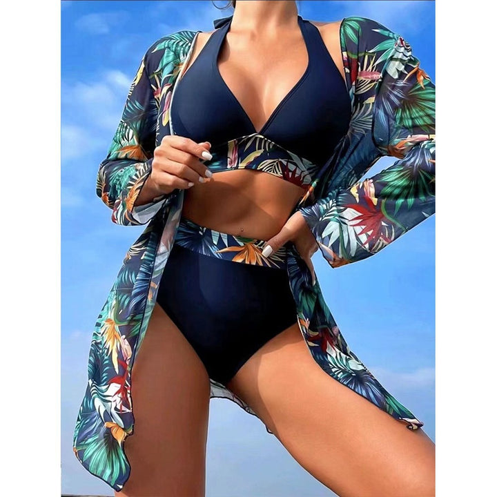 Damen Bikini-Set mit floralem Cover-Up Echo Archiv