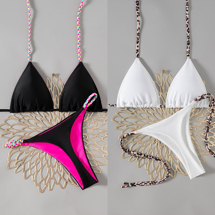 Damen Triangel-Bikini mit bunten Akzenten Echo Archiv