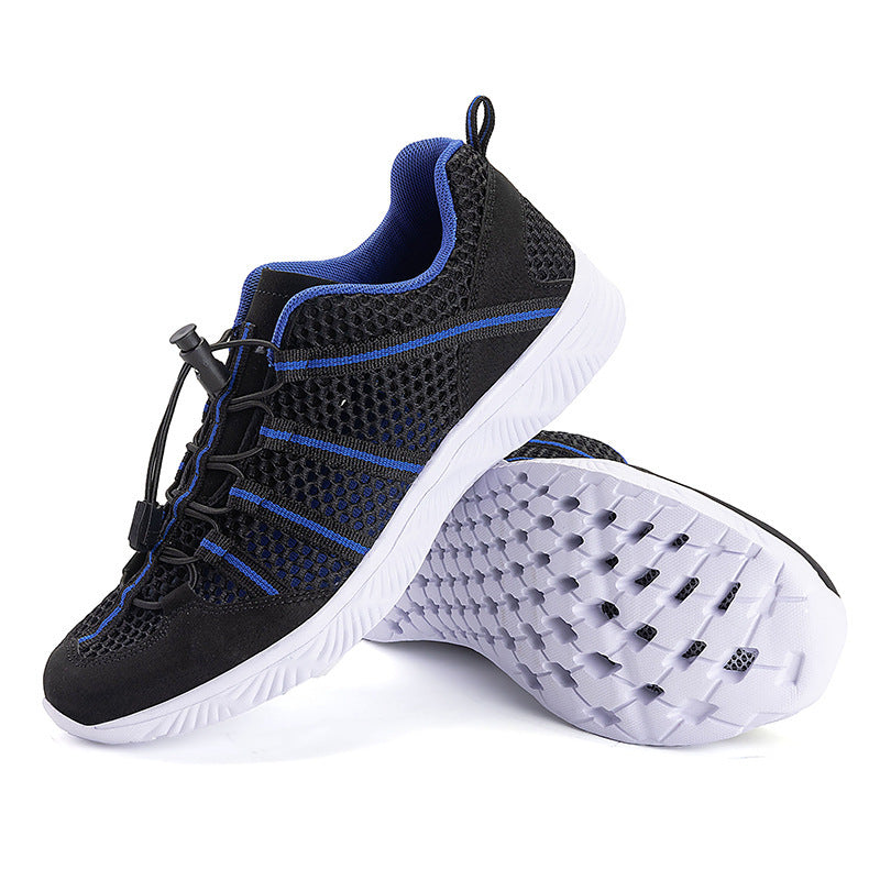Damen nan atmungsaktiver Netzstoff-Sneaker mit Kordelzugverschluss, ultraleichter EVA-Flexsohle und gepolstertem Fersenkragen Echo Archiv
