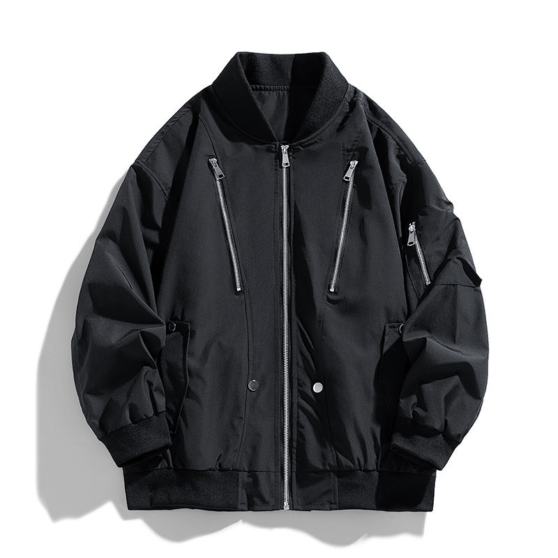 Damen Modische Bomberjacke mit praktischen Reißverschlusstaschen Echo Archiv