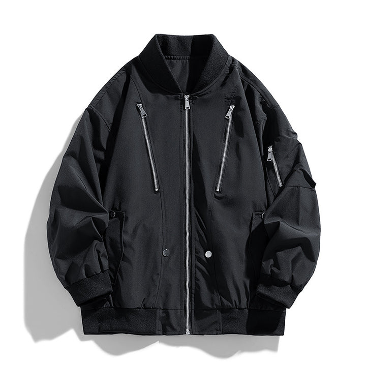 Damen Modische Bomberjacke mit praktischen Reißverschlusstaschen Echo Archiv