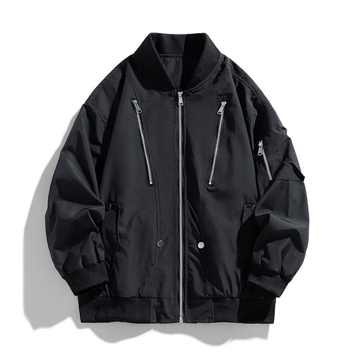Damen Modische Bomberjacke mit praktischen Reißverschlusstaschen Echo Archiv