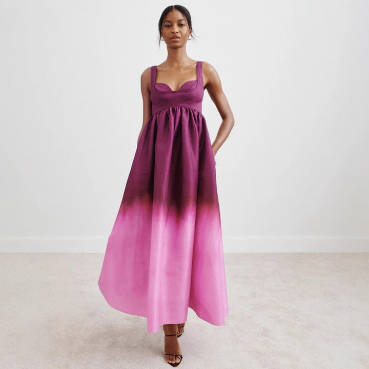 Damen nan formgebendes Bustier-Maxikleid mit Empirenaht und voluminösem Tellerrock Echo Archiv
