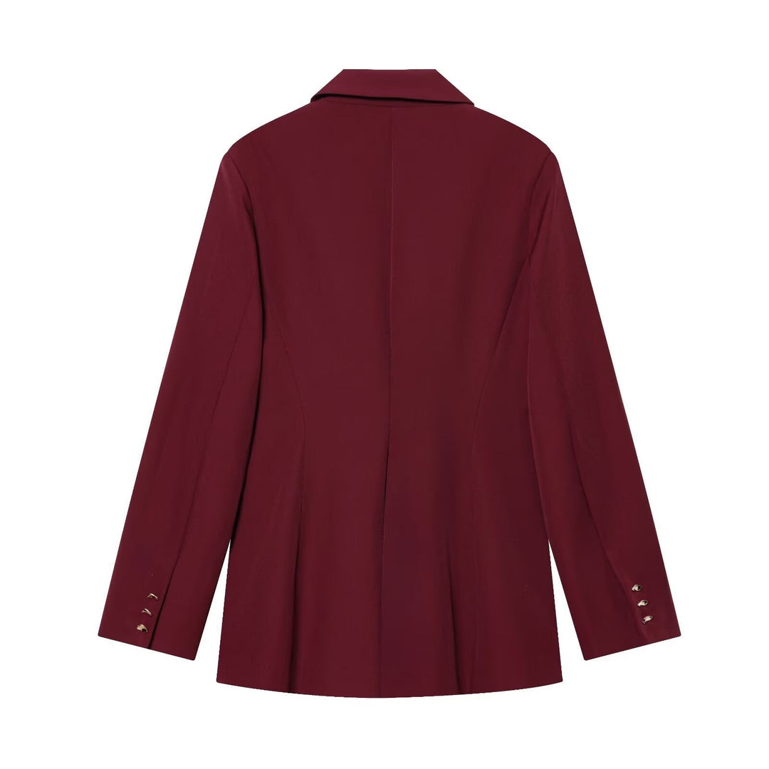 Damen Hochtaillierte Palazzo-Hose mit weitem Bein und glattem Bund Echo Archiv