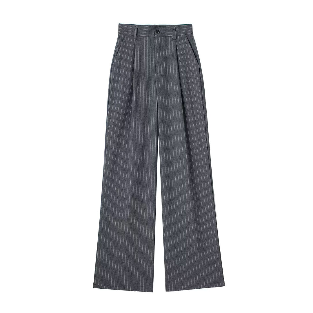 Damen Weite Highwaist-Bundfaltenhose mit Bügelfalte und seitlichen Eingrifftaschen Echo Archiv