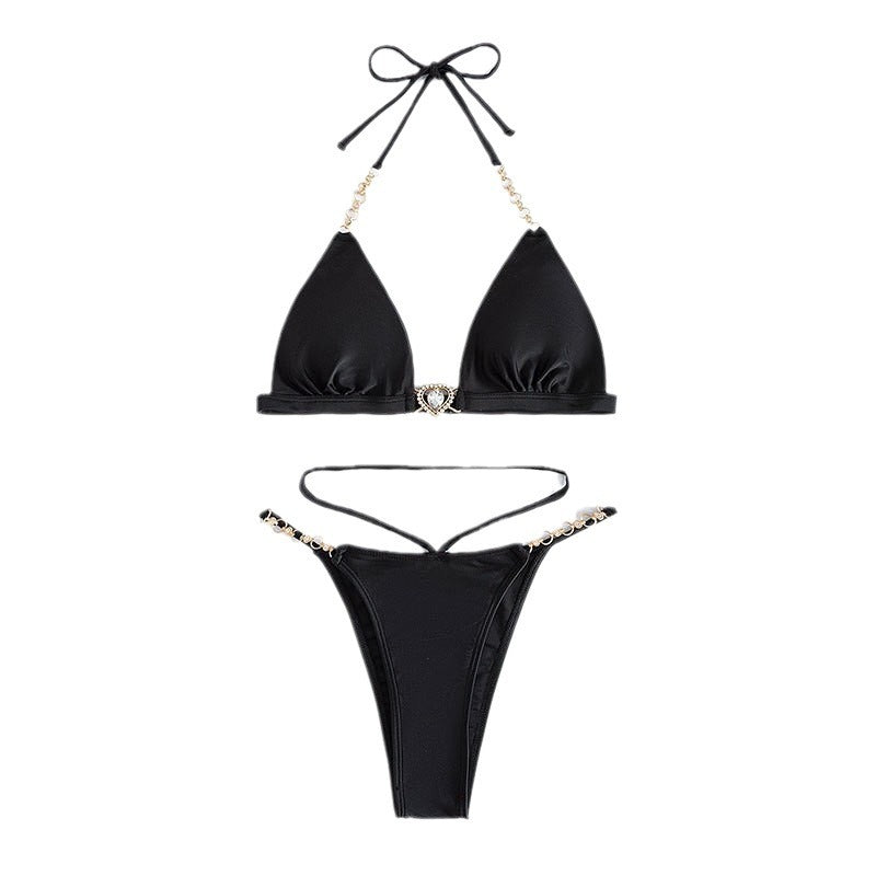 Damen Triangel-Bikini mit eleganten Schmuckdetails Echo Archiv