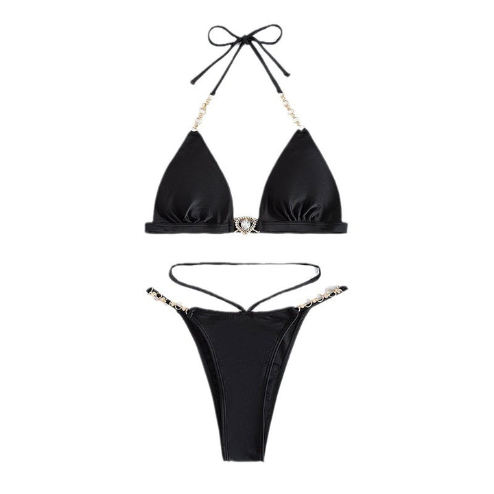 Damen Triangel-Bikini mit eleganten Schmuckdetails Echo Archiv