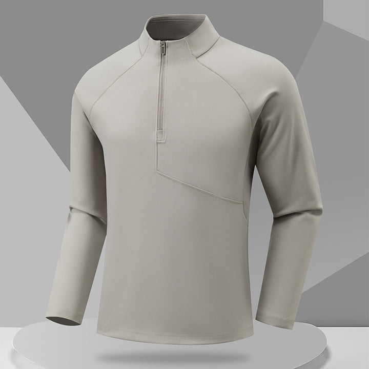 Herren Sportliches Langarmshirt mit Stehkragen Echo Archiv