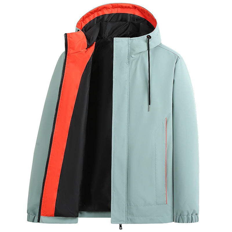 Herren Funktionale Übergangsjacke mit Kapuze Echo Archiv