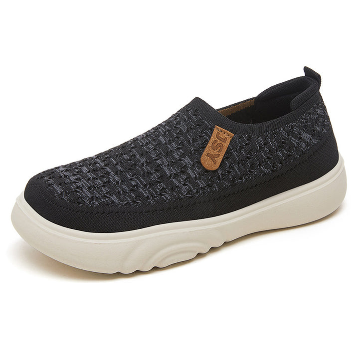 Damen nan gestrickter Slip-On Sneaker im sockenähnlichen Design mit atmungsaktivem Obermaterial und gepolsterter Komfortsohle Echo Archiv