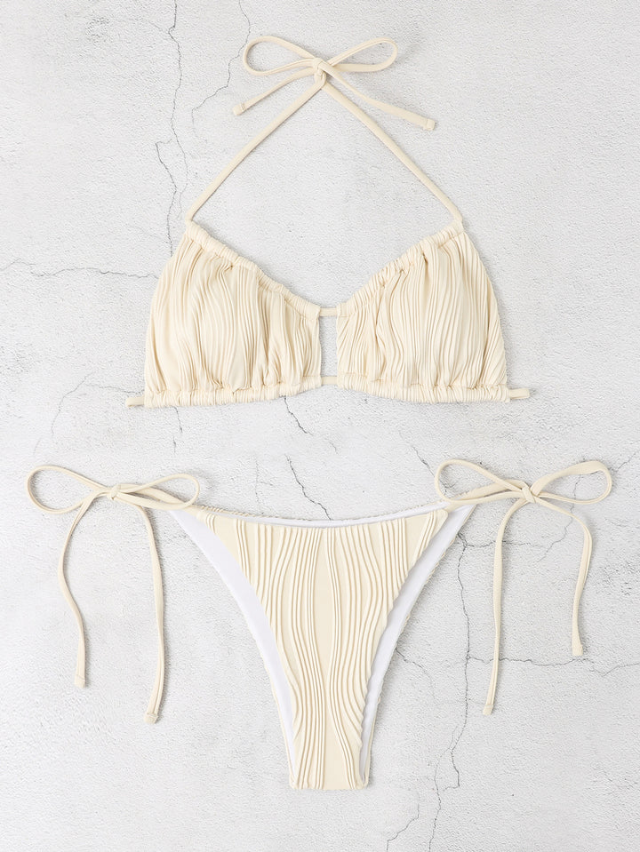 Damen Triangel-Bikini-Set mit raffinierten Rüschendetails Echo Archiv