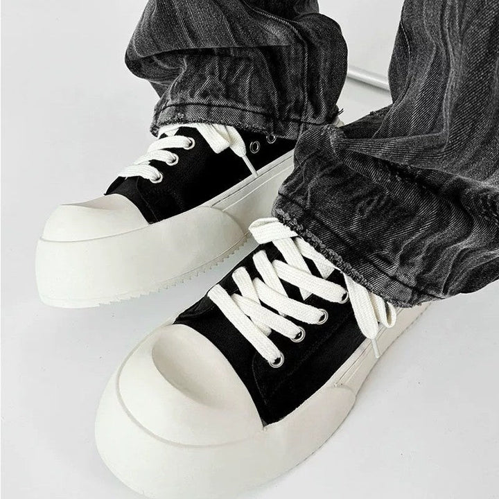 Damen Plateau-Sneaker im minimalistischen Design mit dicker Sohle Echo Archiv