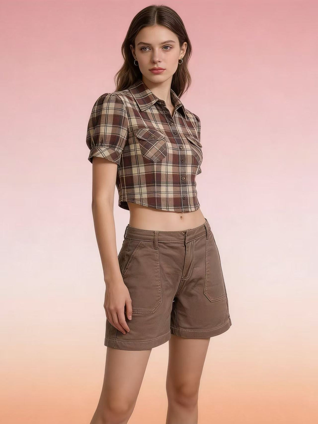 Damen lässige Sommer-Shorts mit seitlichen Taschen und komfortablem Schnitt Echo Archiv