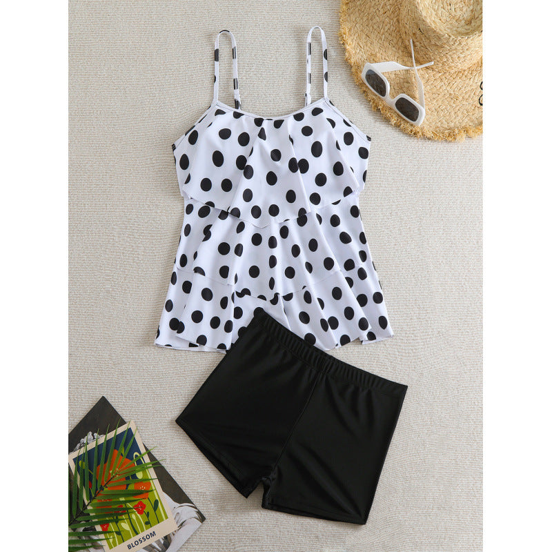 Damen Tankini mit gepolstertem Oberteil und sportlichem Höschen Echo Archiv