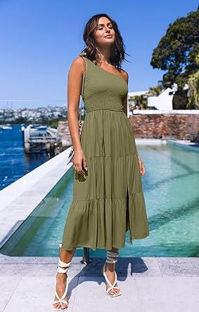Damen Maxikleid mit ärmellosem Design und elastischem Bustier Echo Archiv