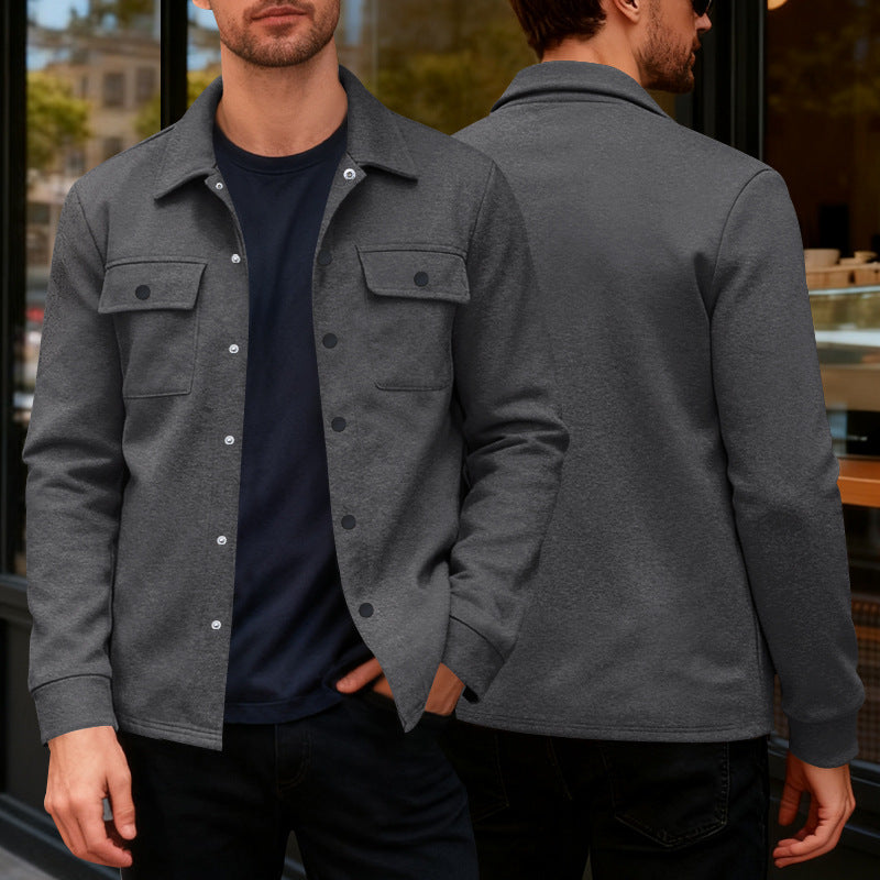 Herren Moderne Überziehjacke mit praktischen Taschen Echoarchiv