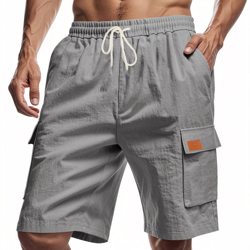 Herren Cargo-Shorts mit vielseitigen Taschen und elastischem Bund Echoarchiv